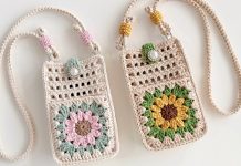 Motifli Telefon Çantası - Örgü Modelleri - kolay telefon çantası yapımı telefon kılıfı örgü modelleri yapılışı tığ işi tığ işi telefon kılıfı