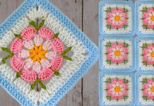 Papatya Kare Motif Yapımı - Örgü Bebek Battaniyesi Modelleri - anlatımlı örgü bebek battaniyesi kolay kare motif yapımı papatya motif örnekleri tığ işi kare motif örnekleri