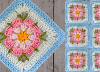 Papatya Kare Motif Yapımı - Örgü Bebek Battaniyesi Modelleri - anlatımlı örgü bebek battaniyesi kolay kare motif yapımı papatya motif örnekleri tığ işi kare motif örnekleri