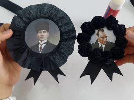 10 Kasım Atatürk’ü Anma Rozet Yapımı 10 Kasım Atatürk'ü Anma Rozet Yapımı - Okul Öncesi Etkinlikleri -