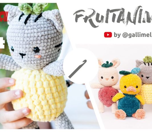 Amigurumi Ananas Kedi Nasıl Örülür? - Amigurumi - amigurumi kedi modelleri amigurumi kedi tarifi amigurumi ücretsiz tarifler kolay örgü kedi yapımı