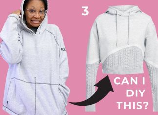 Eski Sweatshirt Nasıl Yenilenir? - Dikiş - eski elbiselerden yeni elbise yapımı eski kıyafetleri dönüştürme eski kıyafetleri nasıl değerlendirebiliriz eski kıyafetleri ne yapmalı
