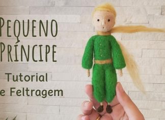 Yün Keçe Küçük Prens Yapımı - Kendin Yap - duvar süsü modelleri keçe bebek yapımı Küçük Prens yün keçe yün keçe bebek yapımı