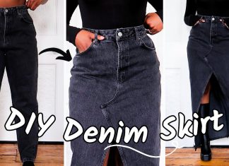 Kot Pantolondan Etek Nasıl Yapılır? Kot Pantolondan Etek Nasıl Yapılır? - Dikiş - kot pantolondan etek yapımı kot pantolondan uzun etek yapımı