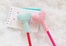 Amigurumi Kalp Kalem Süsü Yapımı - Amigurumi - amigurumi kalem başlığı kalem başlığı süsü kalem başlığı yapımı kalem süsü yapımı