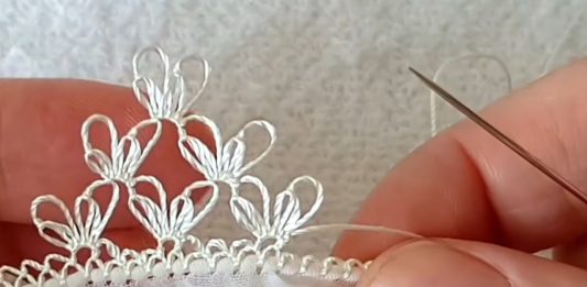Çeyizlik İğne Oyası Yapılışı - İğne Oyaları - düz iğne oyası modelleri hafif iğne oyası modelleri iğne oyası örnekleri son çıkan iğne oyası modelleri