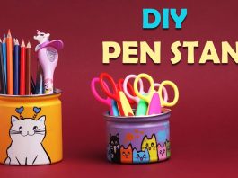 Evde Kalemlik Nasıl Yapılır? - Okul Öncesi Etkinlikleri - atık malzemelerden kalemlik yapımı el yapımı kalemlik evde kalemlik yapımı modelleri kalemlik modelleri pet şişeden kalemlik yapımı kolay