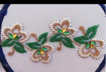 İğne İle Boncuk İşleme - Nakış - boncuk işleme elbiseye boncuk işleme nasıl yapılır kumaş boncuk işleme pul boncuk işleme modelleri