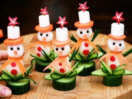 Sebzelerden Kardan Adam Nasıl Yapılır? - Yemek Tarifleri - en güzel meyve tabakları sebzelerden dekor yapımı sevimli meyve tabakları