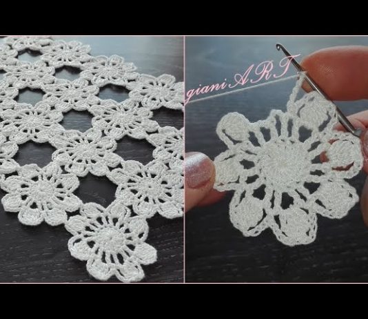 Çiçek Motifli Dantel Runner Yapılışı - Dantel Örnekleri - dantel runner modelleri yapımı kolay dantel runner tığ işi dantel runner modelleri