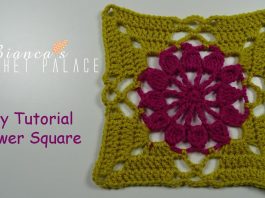 Çiçekli Kare Motif Nasıl Örülür? - Örgü Bebek Battaniyesi Modelleri - el örgü battaniye örgü battaniye bebek tığ işi tığ örgü battaniye