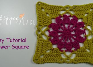 Çiçekli Kare Motif Nasıl Örülür? Çiçekli Kare Motif Nasıl Örülür? - Örgü Bebek Battaniyesi Modelleri - el örgü battaniye örgü battaniye bebek tığ işi tığ örgü battaniye