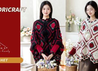 Motifli Panço Nasıl Örülür? - Örgü Modelleri - el örgü hırka modelleri kadın örgü panço kapşonlu örgü panço yapımı kolay örgü panço modelleri panço örgü modelleri anlatımlı