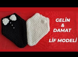 Gelin Damat Lif Yapılışı Gelin Damat Lif Yapılışı - Lif Modelleri - acemiler için lif örnekleri damat seti lif yapımı gelin damat lifleri kese lif yapılışı lif yapılışı