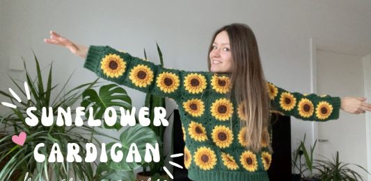 Ayçiçeği Kare Motif Yapılışı - Örgü Modelleri - kare motif örnekleri kare motif örnekleri yapılışı kolay kare motif yapımı tığ işi kare motif örnekleri 1