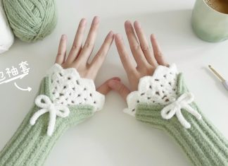 Vintage Eldiven Yapımı - Örgü Modelleri - parmaksız eldiven modelleri parmaksız eldiven örgü kolay parmaksız eldiven yapımı tığ işi tığ işi eldiven modelleri ve yapılışları