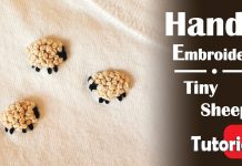 El Nakışı Kuzu Nasıl Yapılır? - Nakış - basit nakış desenleri el nakışı modelleri ve yapılışı kasnakta el nakışı modelleri modern nakış desenleri pinterest nakış desenleri