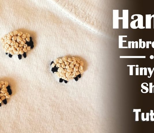 El Nakışı Kuzu Nasıl Yapılır? - Nakış - basit nakış desenleri el nakışı modelleri ve yapılışı kasnakta el nakışı modelleri modern nakış desenleri pinterest nakış desenleri