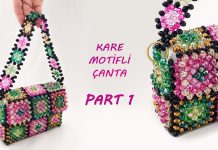 Boncuktan Motif Nasıl Yapılır? - Kendin Yap - açıklamalı örgü çanta modelleri boncuk çanta boncuktan motif boncuktan motif yapımı