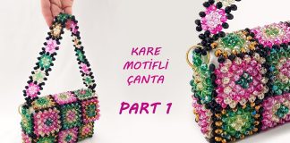 Boncuktan Motif Nasıl Yapılır? - Kendin Yap - açıklamalı örgü çanta modelleri boncuk çanta boncuktan motif boncuktan motif yapımı