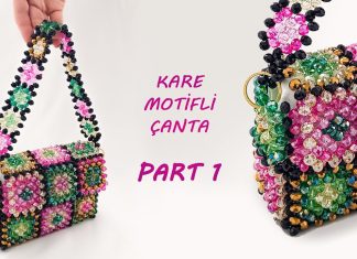 Boncuktan Motif Nasıl Yapılır? - Kendin Yap - açıklamalı örgü çanta modelleri boncuk çanta boncuktan motif boncuktan motif yapımı