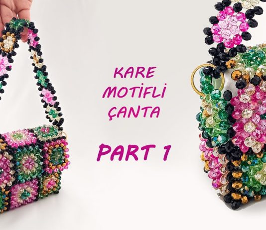 Boncuktan Motif Nasıl Yapılır? - Kendin Yap - açıklamalı örgü çanta modelleri boncuk çanta boncuktan motif boncuktan motif yapımı