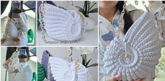 Deniz Kabuğu Örgü Çanta Yapılışı - Örgü Modelleri - kolay örgü çanta yapımı anlatımlı örgü çanta örnekleri örgü çanta yapımı kolay penye ipten çanta penye ipten çanta yapımı
