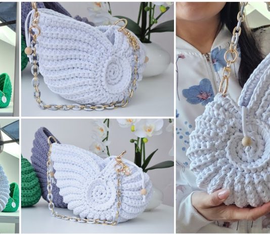 Deniz Kabuğu Örgü Çanta Yapılışı - Örgü Modelleri - kolay örgü çanta yapımı anlatımlı örgü çanta örnekleri örgü çanta yapımı kolay penye ipten çanta penye ipten çanta yapımı