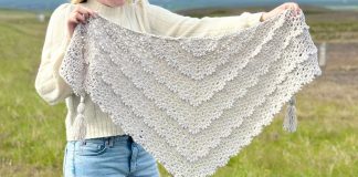 Kolay Örgü Tığ Şal Yapımı - Örgü Modelleri - el örgüsü şal modelleri el örgüsü şal modelleri ve yapılışları en kolay tığ işi şal modelleri tığ işi üçgen kolay tığ şal modelleri