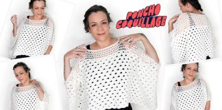 Tığ İşi Örgü Panço Yapılışı - Örgü Modelleri - 2 parçadan örgü panço açıklamalı yazlık merserize bluz modeli anlatımlı yazlık merserize örgü modelleri büyükler için panço modeli kolay panço yapımı