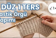 1 Düz 1 Ters Lastik Yapılışı - Örgü Modelleri - 1 ters 1 düz örgü bir ters 1 düz örgü atkı fabrika lastik örgü farklı lastik örnekleri kıvrılmayan lastik örgü yeni lastik modelleri