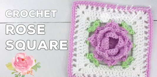 Gül Kare Motif Yapımı - Örgü Bebek Battaniyesi Modelleri - güllü motif kare motif modelleri kare motif örnekleri yapılışı kolay kare motif modelleri tığ işi