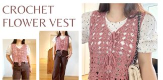Çiçekli Örgü Yelek Yapılışı - Örgü Modelleri - en güzel tığ yelek modelleri tığ işi yeni çıkan tığ işi yelek modelleri yeni çıkan tığ işi yelek modelleri anlatımlı