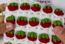 Kare Çilek Lif Modeli Kare Çilek Lif Modeli - Lif Modelleri - çilek lif modelleri çilek modeli lif yapımı çilekli lif modelleri videosu güzel lif modelleri