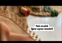 Tek Sırada Biten İğne Oyası Tek Sırada Biten İğne Oyası - İğne Oyaları - en güzel iğne oyası modelleri iğne oyası son çıkan iğne oyası modelleri yeni iğne oyası örnekleri tülbent