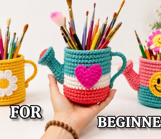 Yeni Başlayanlar için Örgü Kalemlik Yapımı - Amigurumi - en güzel örgü kalemlik modelleri örgü kalemlik yapımı tığ işi kalemlik yapımı tığ işi örgü kalemlik