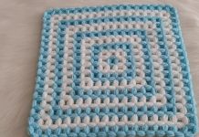 İki Renkli Kolay Kare Lif Yapılışı - Lif Modelleri - düz kare lif modelleri en kolay kare lif modelleri fıstıklı kare lif modelleri kutu kare lif modelleri