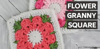 Tığ İşi Çiçek Motifleri Yapılışı - Örgü Bebek Battaniyesi Modelleri - kare motif modelleri kolay kare motif yapımı pinterest motif modelleri renkli iplerle motif modelleri tığ ile motif modelleri