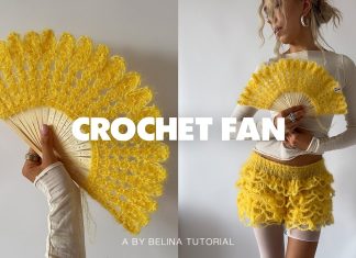 Tığla Yelpaze Nasıl Örülür? - Örgü Modelleri - 3 boyutlu örgüler örgü modelleri ve yapılışları tığ işi yelpaze tığ işi yelpaze modeli yapımı yelpaze