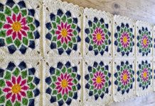 Vitray Desenli Kare Motif Yapılışı - Örgü Bebek Battaniyesi Modelleri - bebek battaniyesi el örgüsü bebek battaniyesi örgü farklı motif örnekleri motifli bebek battaniyesi tığ ile motif modelleri tığ işi motif modelleri anlatımlı