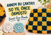 50 Yıllık Kare Motif Nasıl Örülür? - Örgü Modelleri - kare motif örnekleri yapılışı kolay kare motif yapımı pinterest kare motifler pinterest motif modelleri tığ işi kare motif