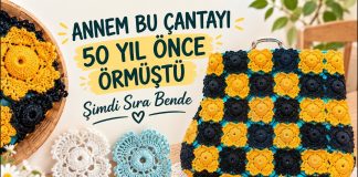 50 Yıllık Kare Motif Nasıl Örülür? - Örgü Modelleri - kare motif örnekleri yapılışı kolay kare motif yapımı pinterest kare motifler pinterest motif modelleri tığ işi kare motif