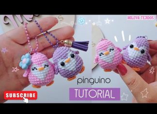 Mini Penguen Anahtarlık Yapılışı - Amigurumi - amigurumi anahtarlık amigurumi anahtarlık yapımı kolay örgü anahtarlık modelleri örgü anahtarlık modelleri pinterest pinterest amigurumi anahtarlık