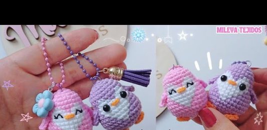 Mini Penguen Anahtarlık Yapılışı - Amigurumi - amigurumi anahtarlık amigurumi anahtarlık yapımı kolay örgü anahtarlık modelleri örgü anahtarlık modelleri pinterest pinterest amigurumi anahtarlık