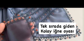 Tek Sıra İğne Oyası Nasıl Yapılır? - İğne Oyaları - iğne oyası modelleri pinterest iğne oyası örnekleri son çıkan iğne oyası modelleri yeni iğne oyası örnekleri tülbent