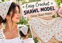 Tığ İşi Kolay Şal Yapımı - Örgü Modelleri - örgü bandana pinterest örgü bandana yapımı örgü şal modelleri tığ işi şal modelleri açıklamalı tığ işi şal örnekleri üçgen kolay tığ işi şal modelleri