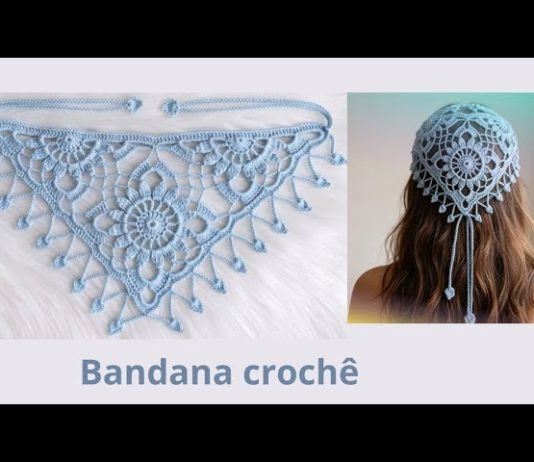 Yeni Başlayanlar için Tığ İşi Bandana Yapımı - Örgü Modelleri - kolay bandana modelleri örgü bandana pinterest örgü saç bandı yapımı tığ işi bandana modelleri üçgen bandana modelleri