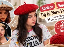 2 Saatte 1 Yumak İple Bere Nasıl Örülür? - Örgü Modelleri - bayan bere örgü modelleri farklı bere modelleri Fransız beresi nasıl örülür ressam şapkası örgü modelleri tığ işi ressam beresi anlatımlı