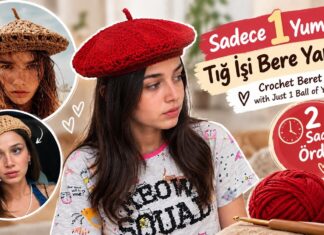 2 Saatte 1 Yumak İple Bere Nasıl Örülür? 2 Saatte 1 Yumak İple Bere Nasıl Örülür? - Örgü Modelleri - bayan bere örgü modelleri farklı bere modelleri Fransız beresi nasıl örülür ressam şapkası örgü modelleri tığ işi ressam beresi anlatımlı