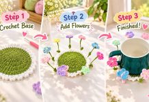 3D Çiçekli Bardak Altlığı Yapılışı 3D Çiçekli Bardak Altlığı Yapılışı - Örgü Modelleri - amigurumi bardak altlığı tarifi bardak altlığı örgü pinterest kolay bardak altlığı yapımı tığ işi bardak altlığı modelleri